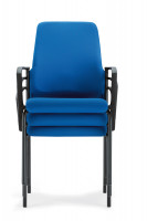 Vorschau: Goal 450G Vierfuß mit Armlehnen, Stahlrohrgestell, Stapelhöhe: 6 Stück Vorschau: Goal 450G Vierfuß mit Armlehnen, Stahlrohrgestell, Stapelhöhe: 6 Stück